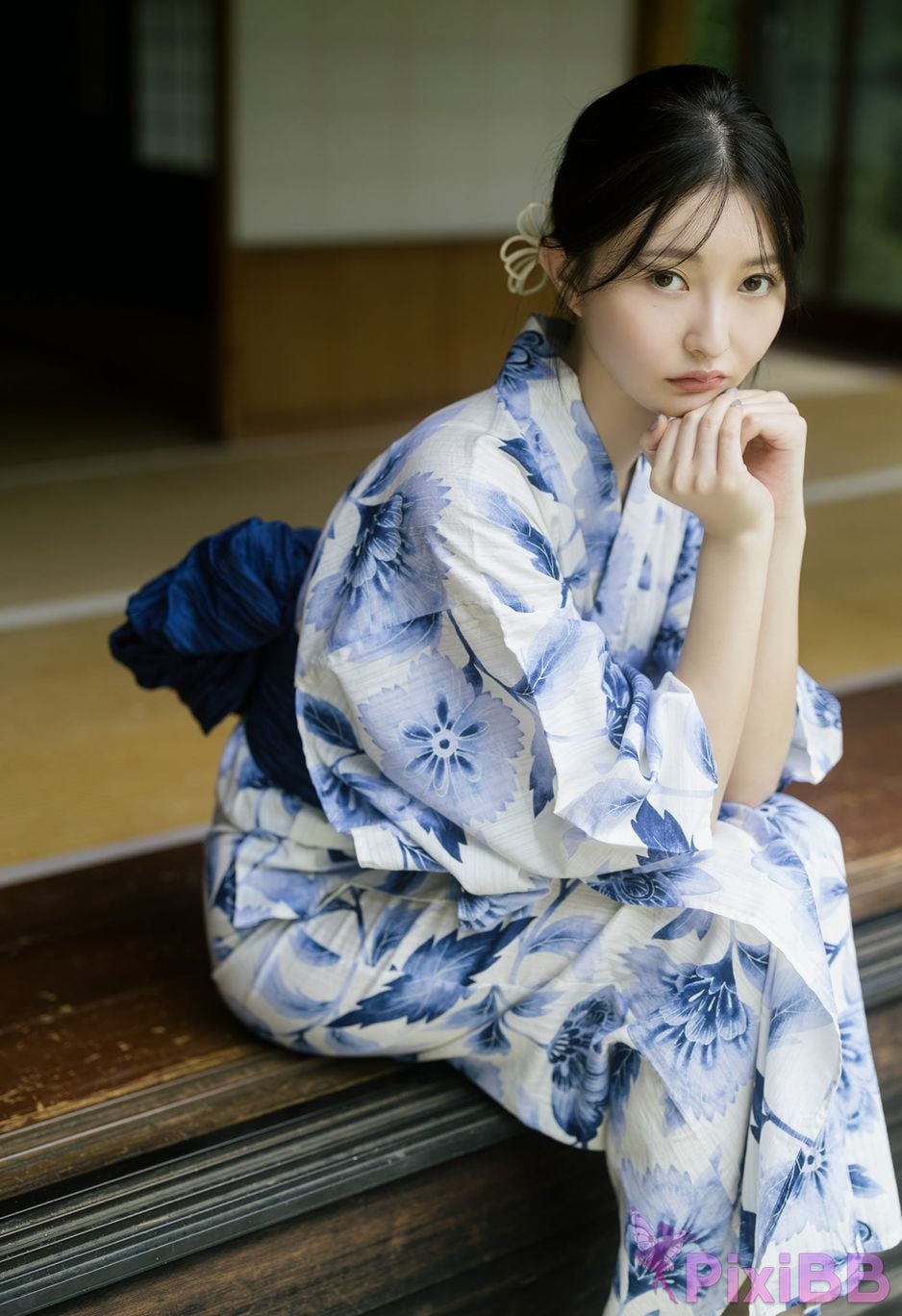 Japanese Idol Moka Hashimoto Moeka Digital only YJ PHOTO BOOK Tomoka SideB Neat and full of surprises Moka san PixiBB (50)